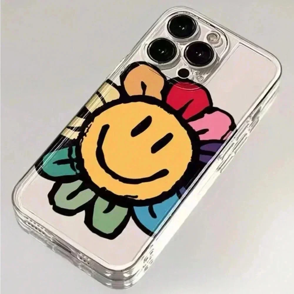 ⚠️Clearance iPhone 15/Pro/Pro Max Sun Flower Colorful Phone Case - Picture 4 of 6